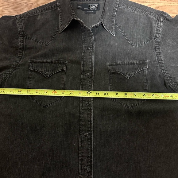 Ralph Lauren Black Denim Shirt - Picture 8 of 8